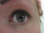 Eyeliner direkt efter